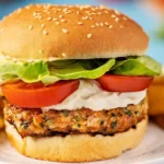 همبرگر شتر مرغ